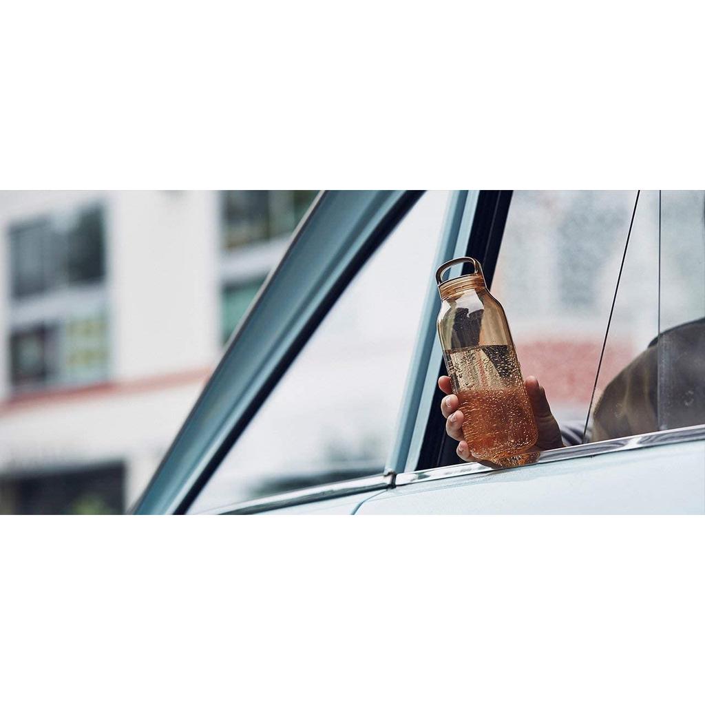 KINTO 500ml Water Bottle Smoky Gray Lightweight Leakproof Reusable BPA-Free Dishwasher Safe Flask Thermal Bottle