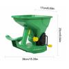 1.5L Energy Saving Portable Spreader 5 Gear Hand Powered Spreader Fertilizer Applicator for Gardens Lawns Small Farms