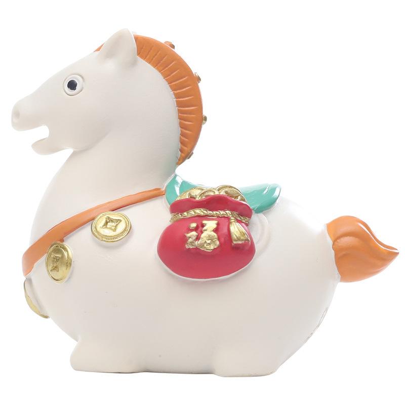 1Pc Successful Luoyang Tang Sancai Merchandise Small Fat Horse Ornament Office Desktop Merchandise Figure Travel Souvenirs