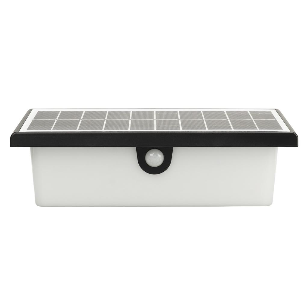 Outdoor Solar Wall Lamp ABS PC PIR Motion Sensor IP54 Waterproof Modern Solar Induction Fence Light for Garden Yard