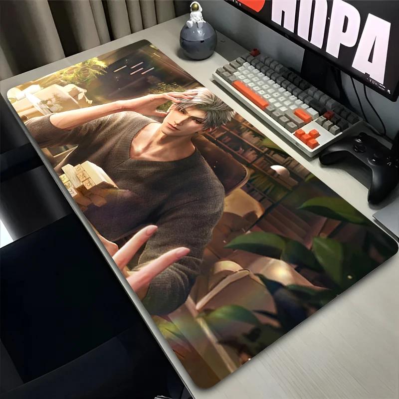 Mouse Pad Laptop Anime Extended Desktop Mat L-love And Deepspace Sylus Computer Gamer Mousepad Gaming Accessories Keyboard Pad