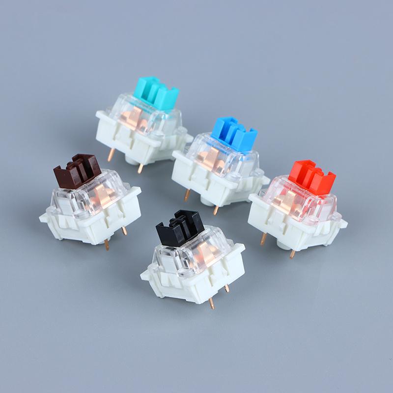 10 Bucăți Comutator Rezistent la Praf Pentru Axă Tastatură Mecanică Tactilă Comutatoare Mx Axă