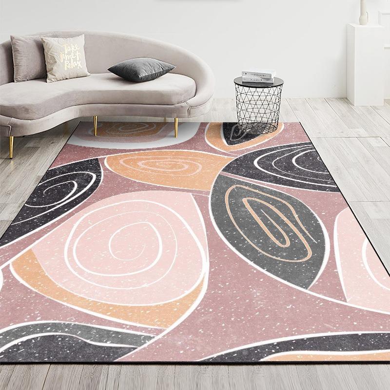 Nordic Modern Minimalist Style Large Carpet Anti-slip Wear-resistant Soft Mat for Living Room and Bedroom Rug Classic Beauty