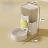 2026 New Hanging Gravity Flow Pet Water Dispenser 1000ML Automatic Drinking Bottle for Cats Rabbits Hamsters Cage Accessories MIT