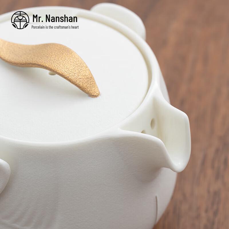 Nanshan Mr. Japanese Portable Ceramic Tea Set (1 Pot, 2 Cups)