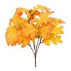 Artificial Maple Leaf Bundles for Thanksgiving Home Decor, Faux Fall Flowers Small Bouquets Centerpiece or Mantel