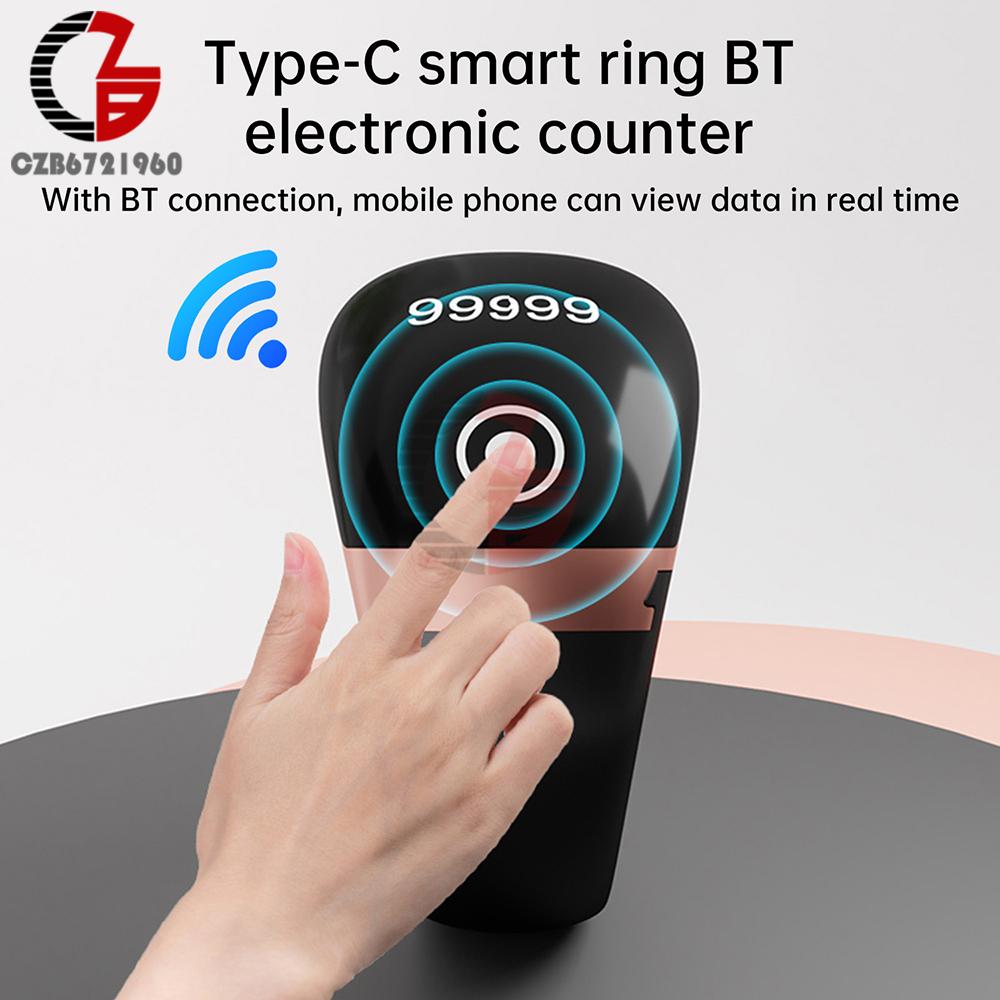 S7pro Digital Counter Smart Tasbih Tally Bluetooth APP Control Monitor Finger Counter Muslims Tasbeeh Zikr Ring Prayer Time