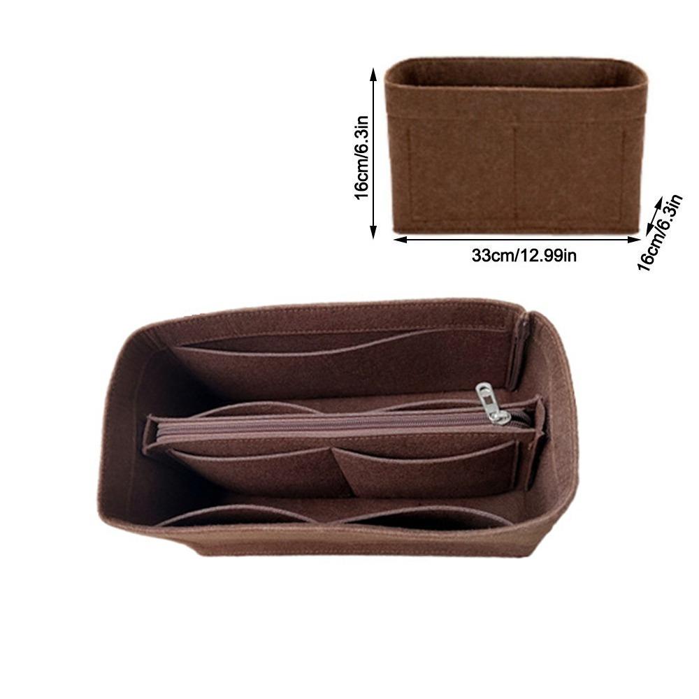 Plstěná vložka do tašky, vícekapesní, velkokapacitní úložná taška se zipem, vnitřní taška pro LV Speedy25/30/35/Gentlewoman