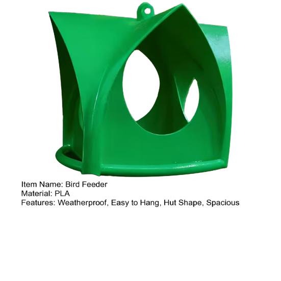 Hängender Vogelfutterspender Hüttenform Kolibri-Futterspender Offenes Design Wildtier-Futterstation für Garten Balkon Veranda Eichhörnchen Kolibri Fink Meise