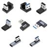 Type C Female To USB 3.0 Male Converter 10Gbps Type C To USB 3.0 90 Degrees