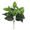 New 7 Heads Artificial Green Plants Simulated 33cm Fake Plants Plastic Green Leaves Wedding Decor