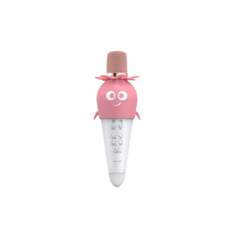 Kids Bluetooth Karaoke Microphone Speaker - Cute Pet Design for Home Entertainment