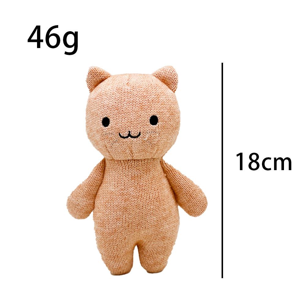 New Fashion Children's Toys Crochet Knitted Animal Series Plush Dolls