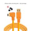 mini usb cable for Canon 5D3 5D2 6D2 80D 750D online shooting Nikon d90d3100 camera connection computer data transmission line