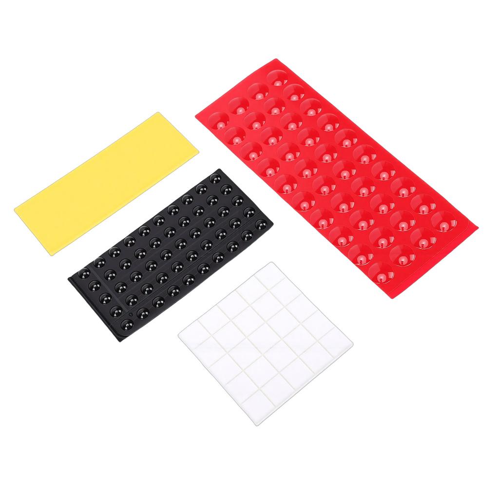 165 Pcs Dots for Visually Impaired Silicone Raised Tactile Adhesive Dots Red Yellow Black White