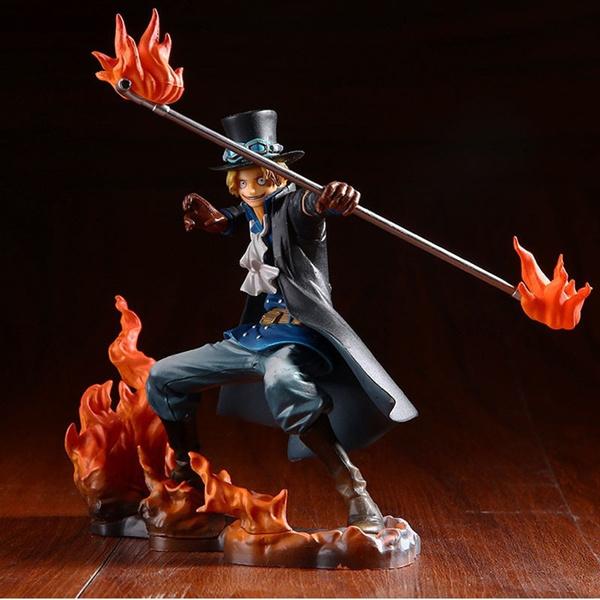 The New One Piece Picture Ace Luffy Saab Cartoon Figure An Anime Toy Three Brothers Gather (commemorative Collection Edition)