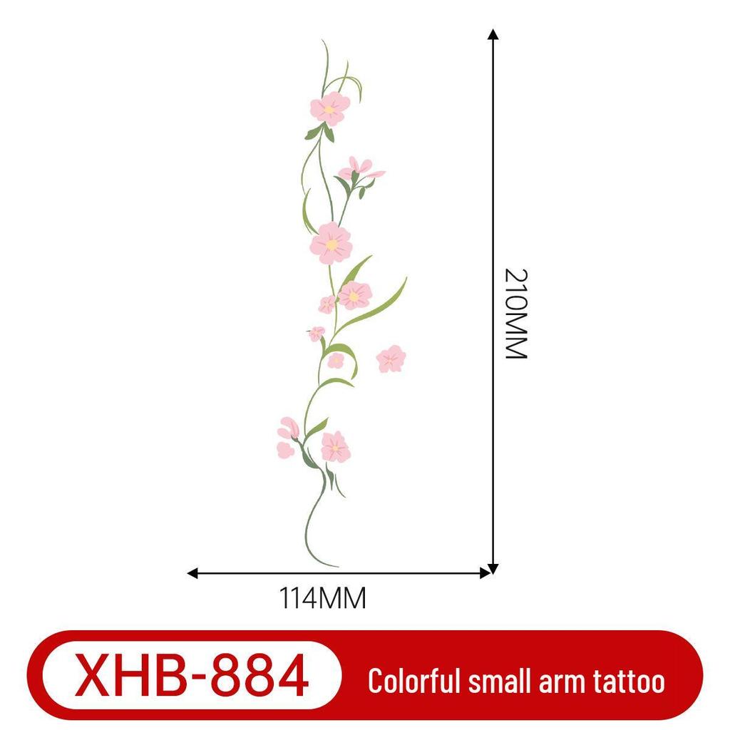 Colorful Butterfly Tattoo: Long-lasting, Waterproof, Semi-permanent Arm Art for a Fresh, Cool Look
