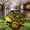 Custom Name Personalized Borussia Dortmund Bvb Print Umbrella, Auto Open Close, 8‑Rib Sturdy Frame, Commute Camping Hiking Use, Birthday Gift