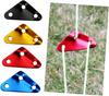 Aluminum Alloy Summer Tent Rope Buckles Wind Rope Adjusters Anti-Rust Cord Tensioners Camping Hiking Backpacking