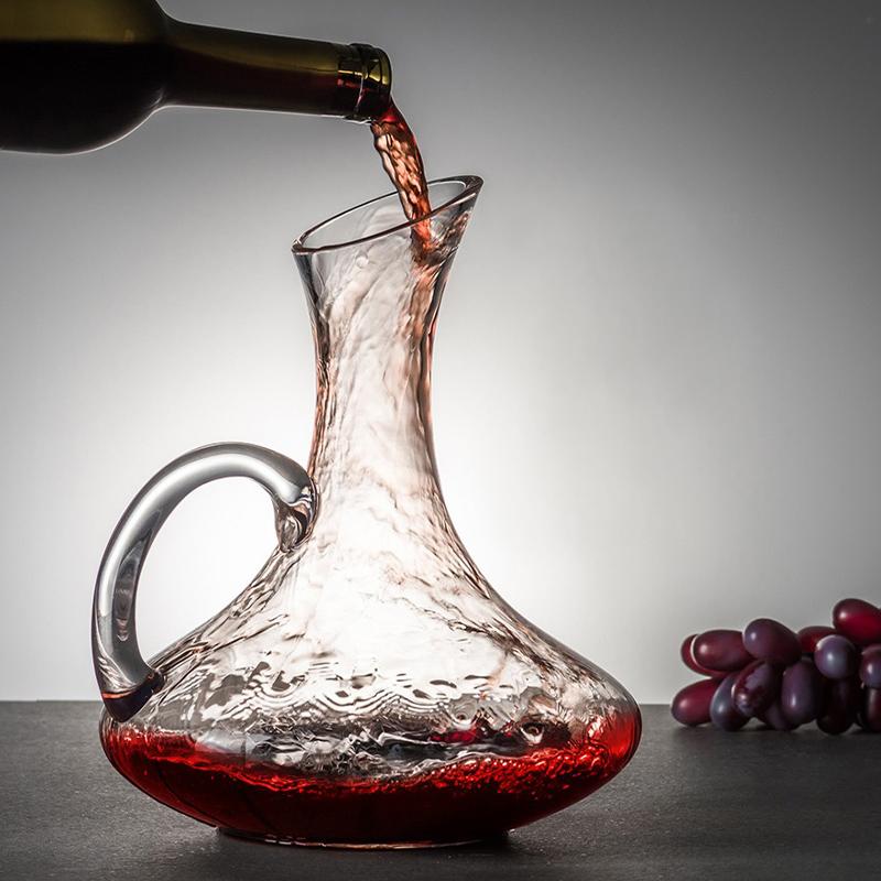 Glasses Set Household Wine Decanter Wine Glasses Luxurious European-Style Glass Wine Goblet Red Wine