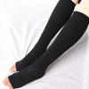 Cool Material Compression Stockings Open Toe Graduated Pressure Stockings  Swollen Legs Prevention