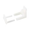 Sliding Door Guide with Mounting Screws Included Sliding Door Hardware Plastic Guide for Effortless Setup & Durability