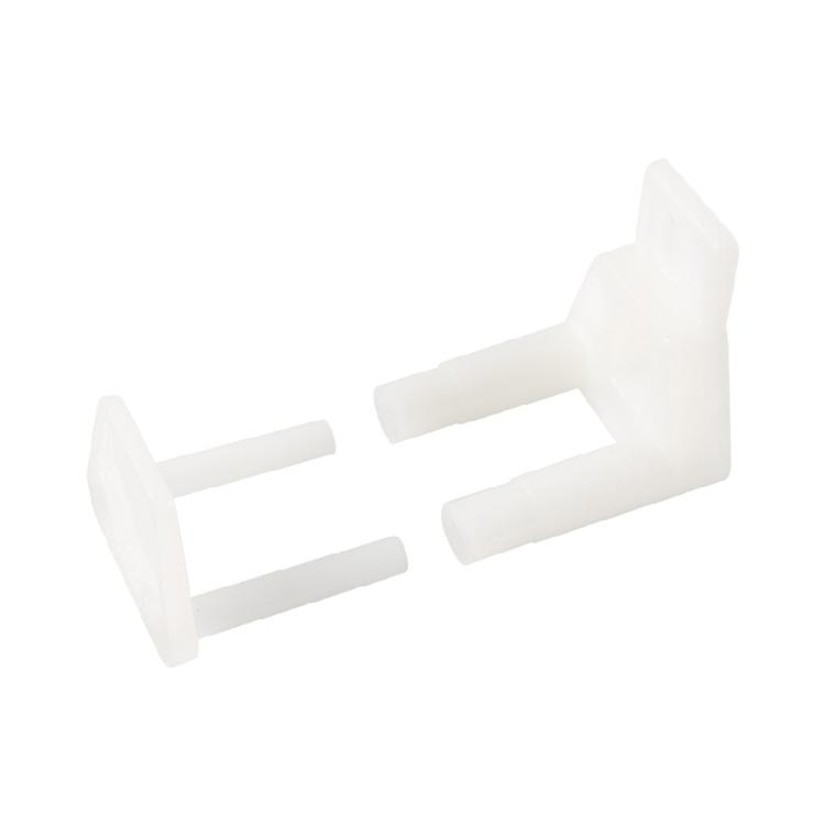 Sliding Door Guide with Mounting Screws Included Sliding Door Hardware Plastic Guide for Effortless Setup & Durability