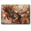 Metal Poster Pike Fish Art Fishing Store Wall Decor 20x30cm 2D Flat Metal Sign