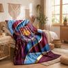 West Ham United Football Print Flannel Blanket Soft Warm Sofa Bed Throw Blanket For Home Office Bedroom