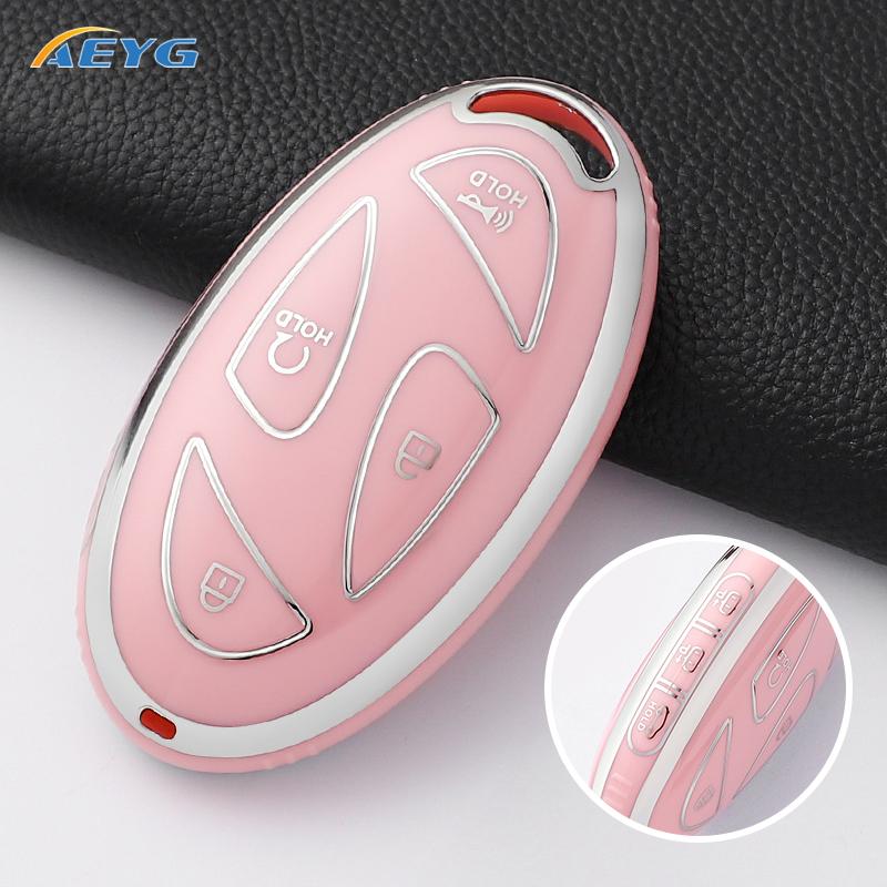 Tpu 5 7 Buttons Auto Key Fob Cover Case Housing Fit For Xiandai Hyundai Ioniq 6 New Grand Prix Gn7 Kona Protector Remote Bag Auto Accessories