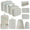 7-Piece Travel Storage Bag Set for Clothing and Luggage Organization