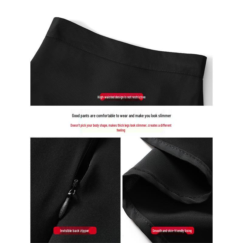 Petite Women's High Waist Woolen Mid-Length Umbrella Skirt, New A-Line Draping Style for Autumn/Winter 2026, Slimming Fit.