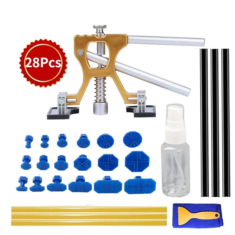 Car Dent Remover Kit EU Plug Glue Gun Dent Repair Tool Dent Puller Auto Paintless Repair Body Suction Cup Repair Tool for Car