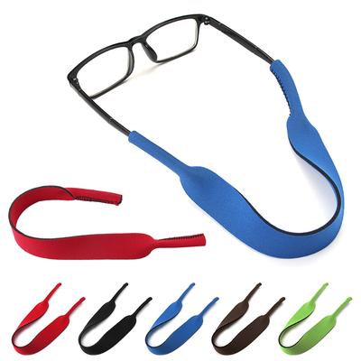 1 Stück Heißes Brillenband Elastische Silikon-Sonnenbrillen-Kette Sport Anti-Rutsch-Kordel Brillenbänder Band Kordelhalter Bonbonfarbe