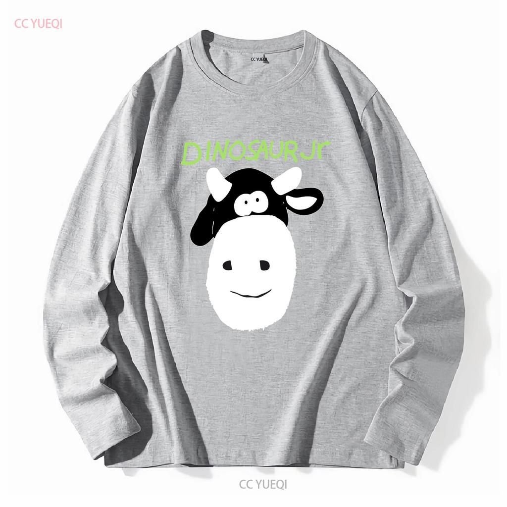 Dinosaur Jr Cow Men T shirt Purple Cotton All Sizes S 5XL Fan Q866 long or short sleeves vintage Washed homme Soft Unisex