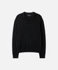 DRAW FIT Wool Supple Ribbed Polo Knit [2 Colors]