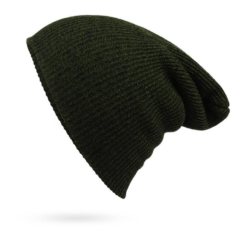 Men Unisex Women Knit Baggy Beanie Winter Hat Ski Slouchy Chic Knitted Cap Skull