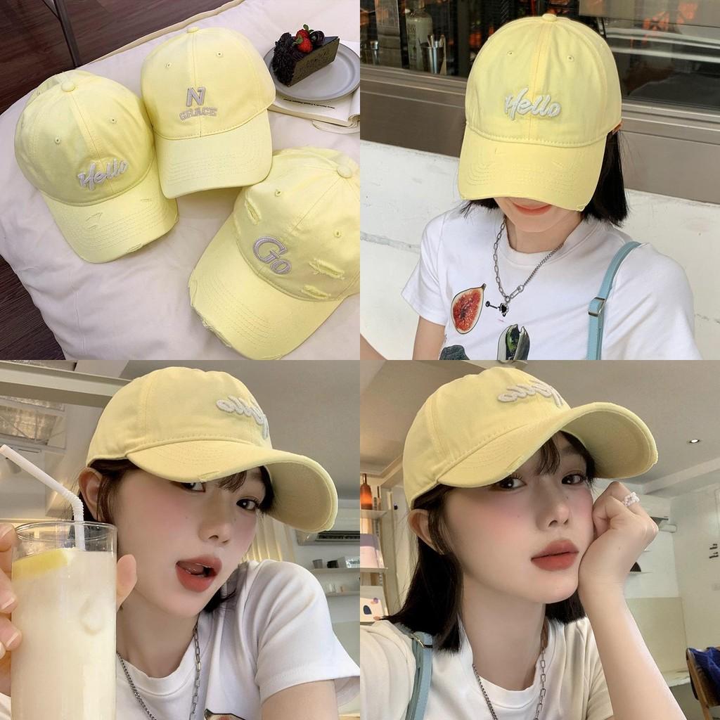 Baseball Cap Peaked Hat Alphabet Embroidery Pattern Uv Protection Adjustable