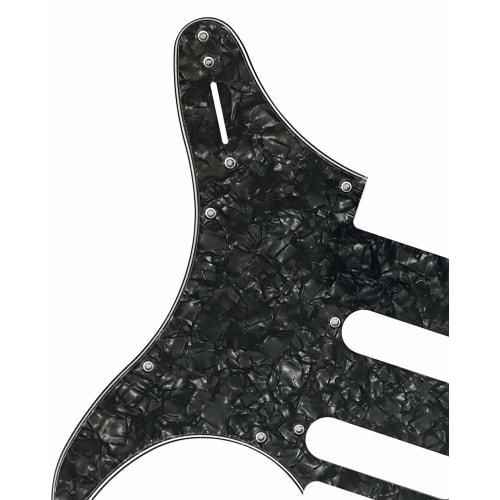 Guitar Pickguard for Yamaha Pacifica 112V Style Guitar Pickguard Scratch Plate (4-Ply Black Pearl)