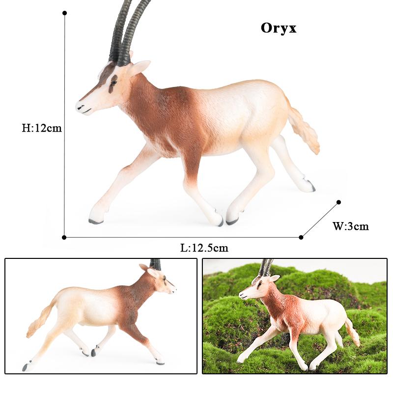 Oenux Clasic Animale de Fermă Simulare Oaie Capră Argali Antilopă Model Figurină de Acțiune Figurine Păsări de Curte Jucărie Drăguță Pentru Copil Cadou