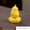 Vibrant Rotating Gourd Ornament: Stylish and Fun Tea Pet with Custom Logo Option