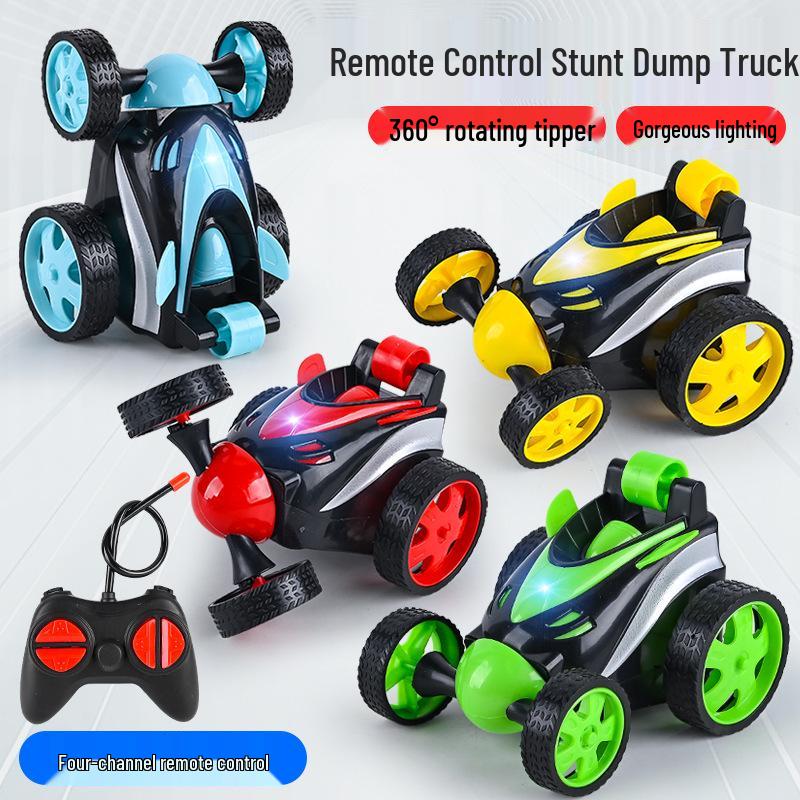

Large Off-Road Remote Control Stunt Car: Electric, Luminous, Four-Way Steering
