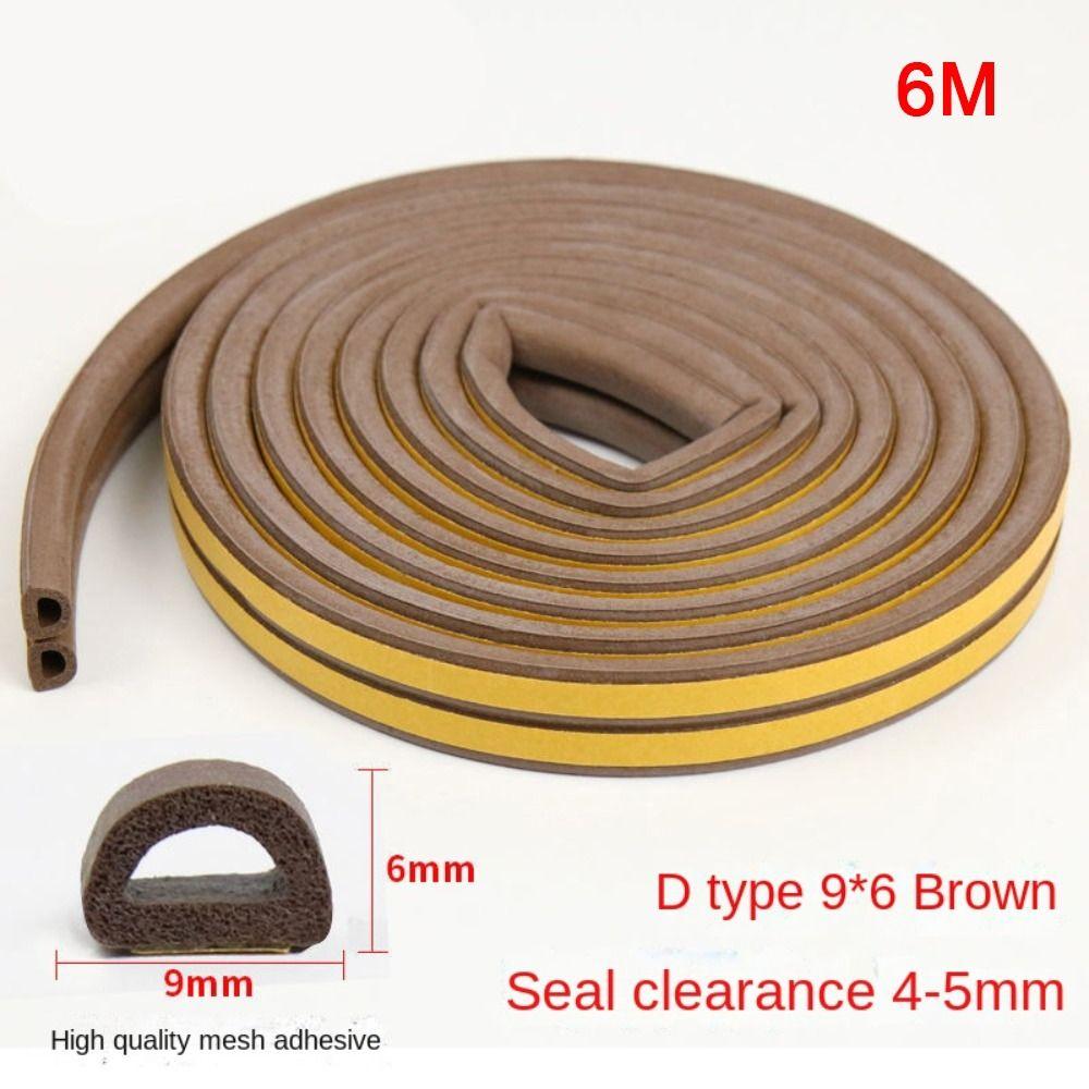 D/E/I/P Type Door Seal Strip Foam Seal Stopper New Weatherstrip  Window
