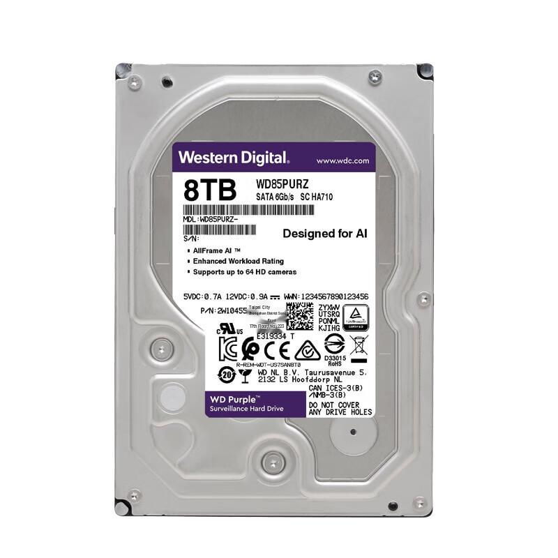 WD Purple Surveillance Hard Drive