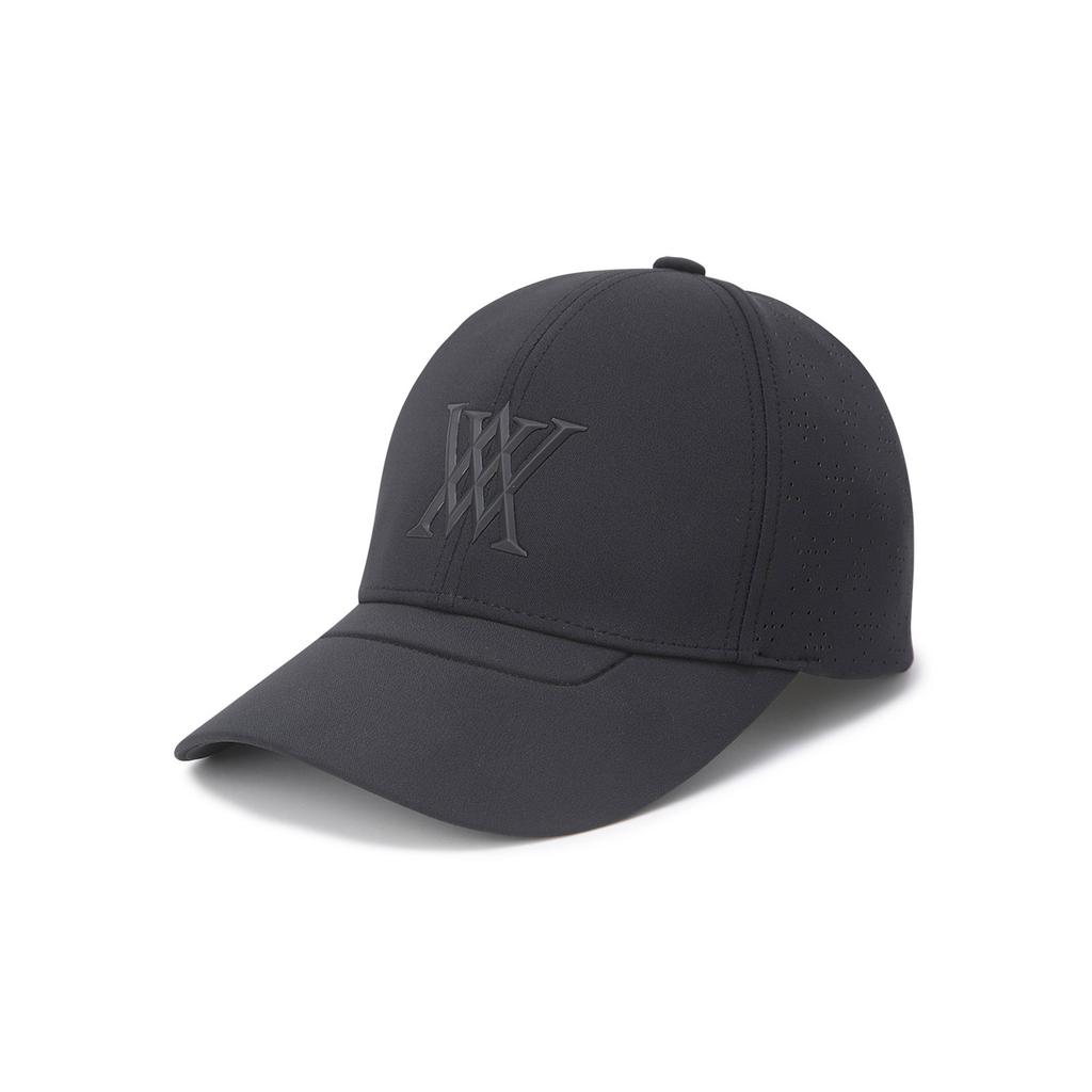 ANEW GOLF Uni Black Finish Punching Cap_Bk