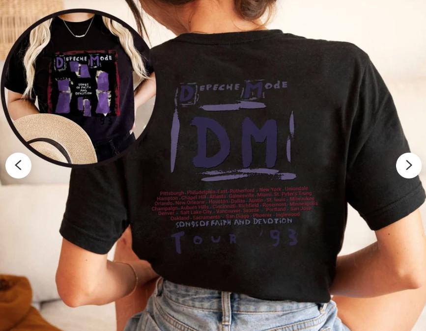 Depeche Mode Memento Mori Tour 2023 T-shirt XL