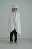 Skater Hooded Bath 108cm X Disney Baymax BPO1 Poncho, 92cm, Moisture-Wicking, Quick-Drying,