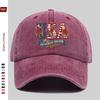 pc USA Th Anniversary Printed Baseball Cap with Floral Casual Decor Design Papa Hat Comfortable And Lightweight Adjustable