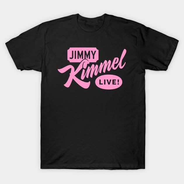 

Men Black Print T-shirt Jimmy Kimmel Live No-Cut Transfer Paper Print Cotton Tshirt M чорний