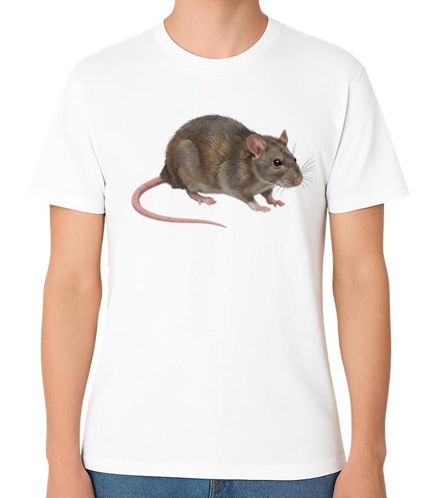 

Realistic Rat Graphic Unisex T-Shirt Animal Lover Nature Tee 5XL різнокольоровий